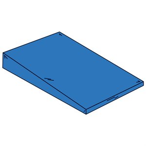 Incline wedge mat, width 48" (1 m 20)