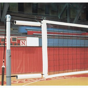 Filet de volleyball avec cache-câbles, câble en kevlar, 9,75 m (32')